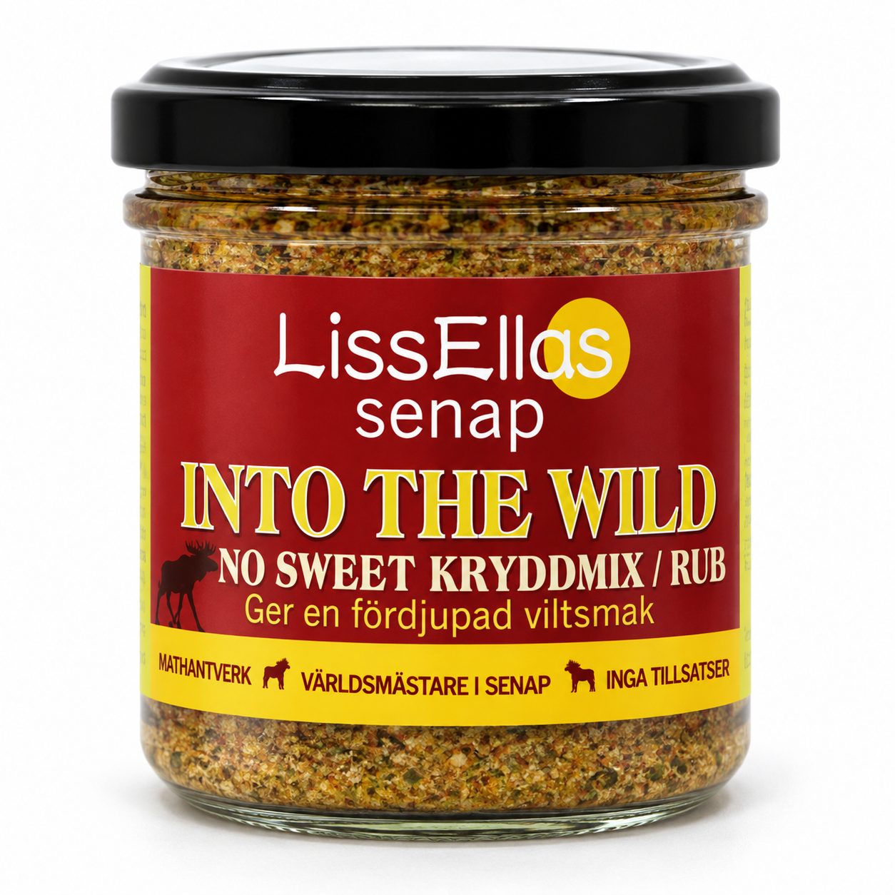 Lissellas Kryddmix/Rub Into the Wild glas 80 g Vegan Vegan Pris per st