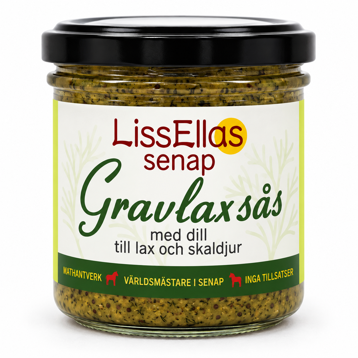 Lissellas Gravlaxsås 150 g glas Pris per st