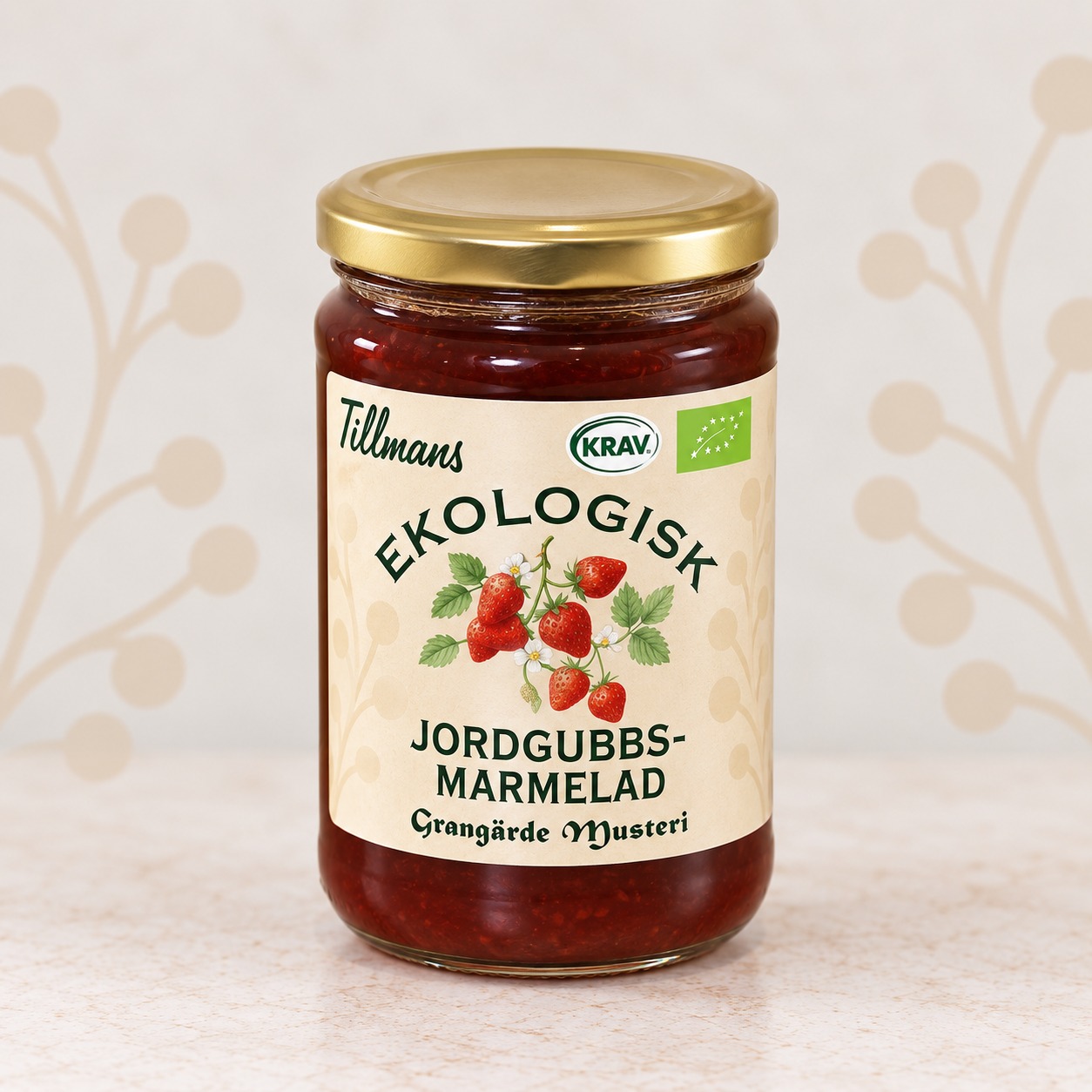 Tillmans Jordgubbsmarmelad 430 g KRAV Pris per st