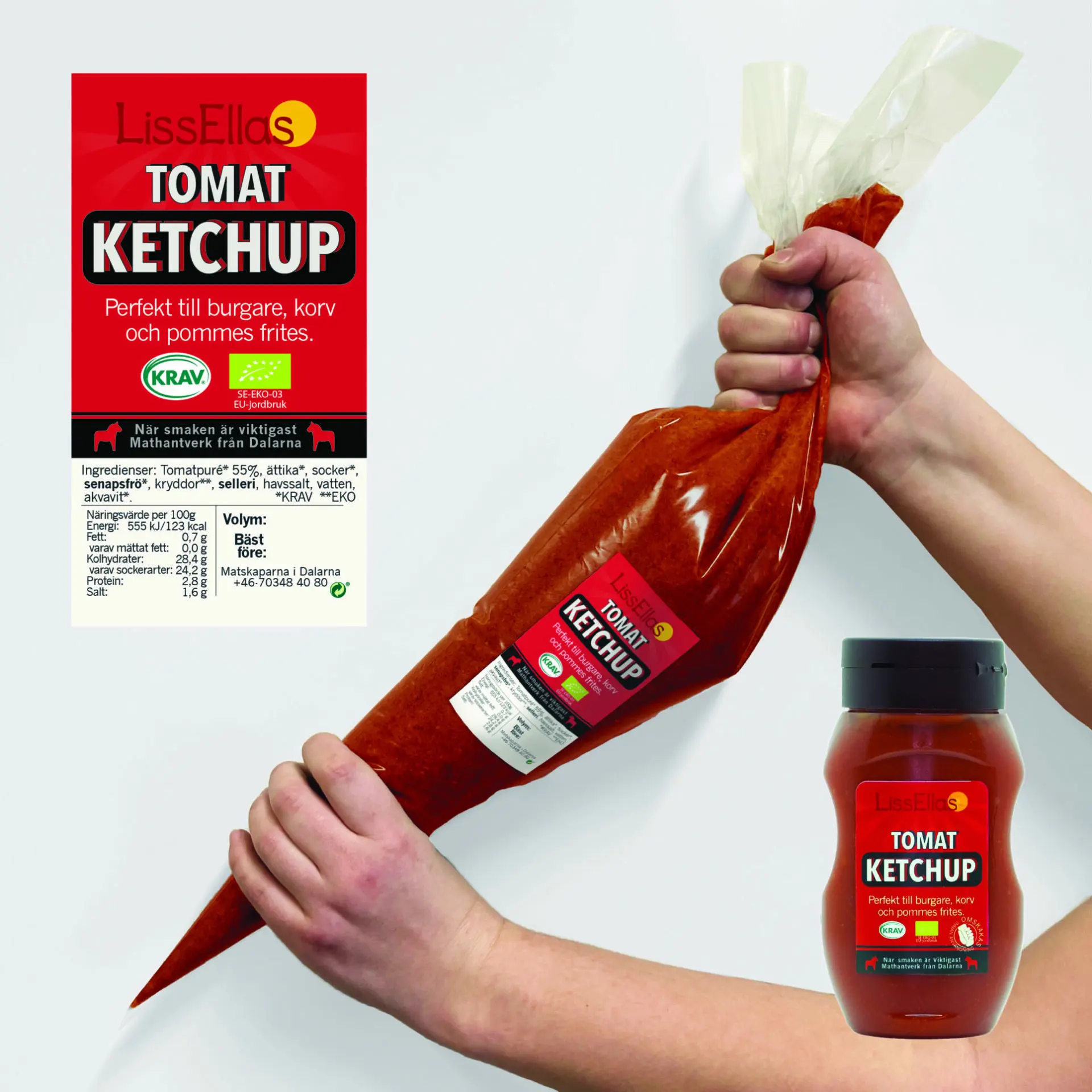 LissEllas Ketchup refillpåse 2000 gram