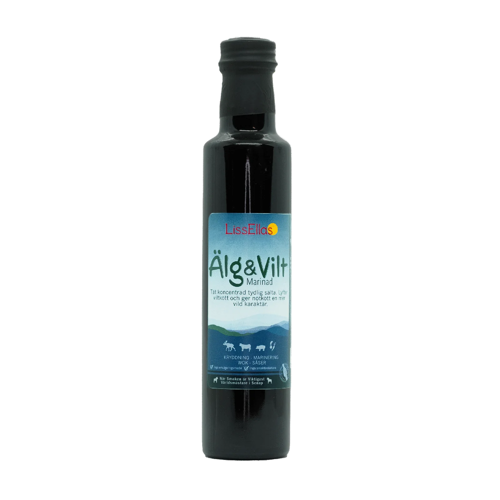 LissEllas Älg & Vilt – senapsbaserad marinad och kryddsås 225 ml